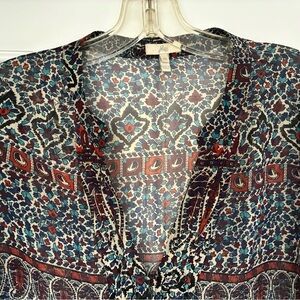 Joie Multicolor Patterned Blouse